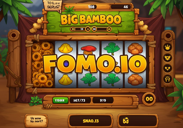 Big Bamboo 슬롯 의 골드 대나무 보너스 발동 장면