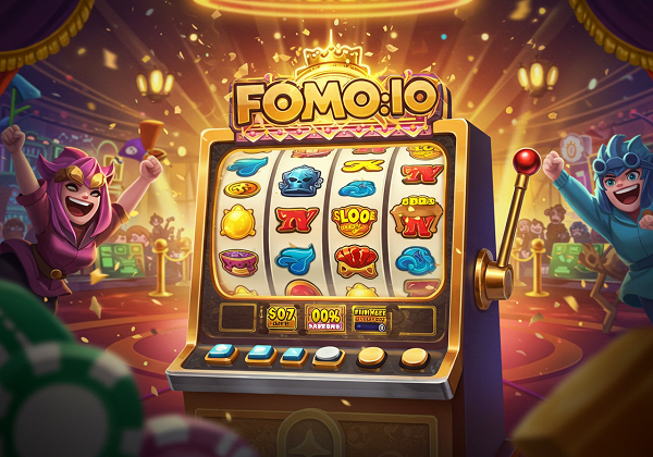 alt="슬롯사이트 이벤트로 프리스핀을 받는 fomo.io 화면"