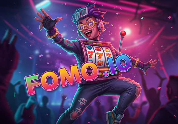 fomo.io에서 모바일로 플레이 중인 레이브 파티 피버 화면