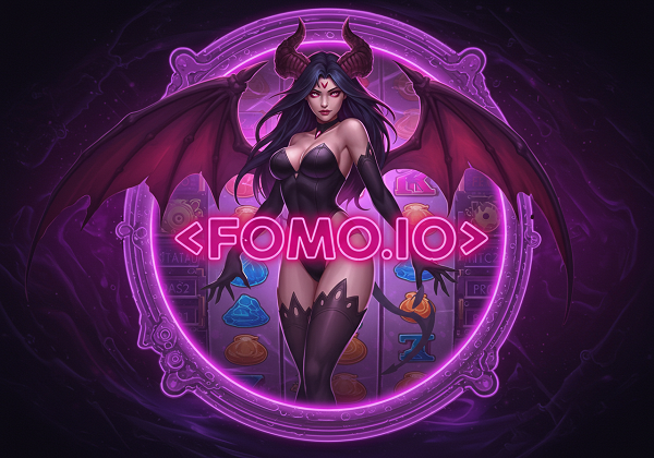 fomo.io에서 제공되는 슬롯 게임 인터페이스