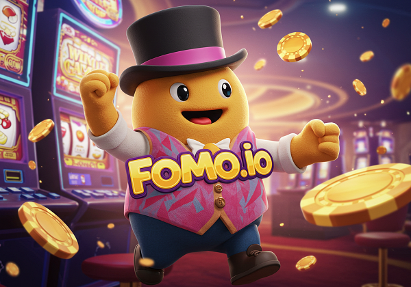 fomo.io 모바일 인터페이스 – 모바일 최적화된 슬롯 게임 플레이 화면