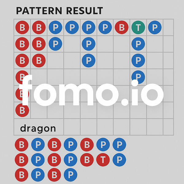 fomo.io 바카라 실시간 로드맵 예시 이미지