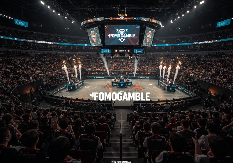 2025 LCK 결승전 현장의 열기, fomo 이스포츠 경기장의 전경