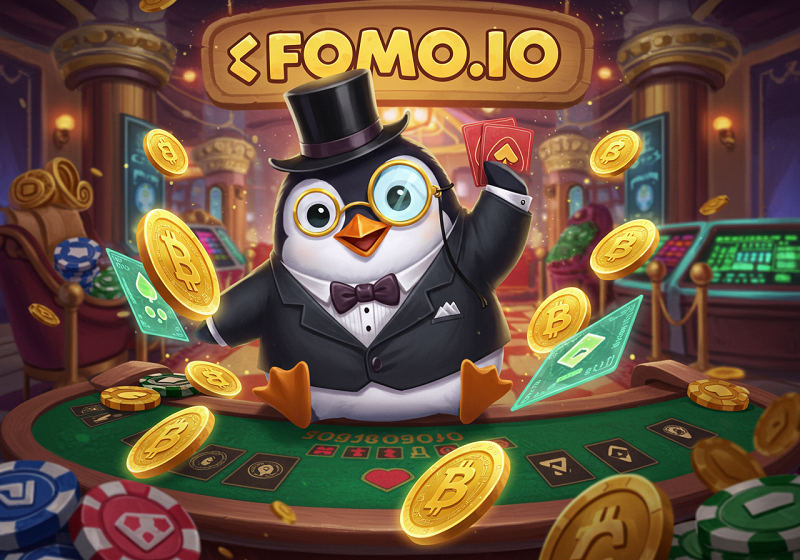 암호화폐 카지노 fomo.io 공식 포모주소 접속 화면